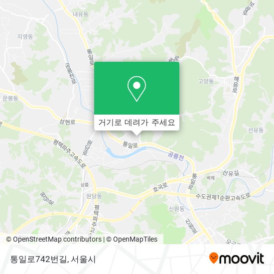 통일로742번길 지도