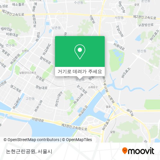 논현근린공원 지도