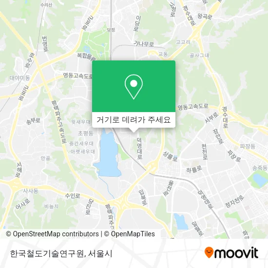 한국철도기술연구원 지도