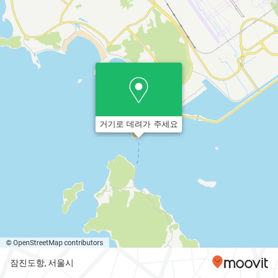 잠진도항 지도