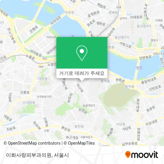 이화사랑피부과의원 지도