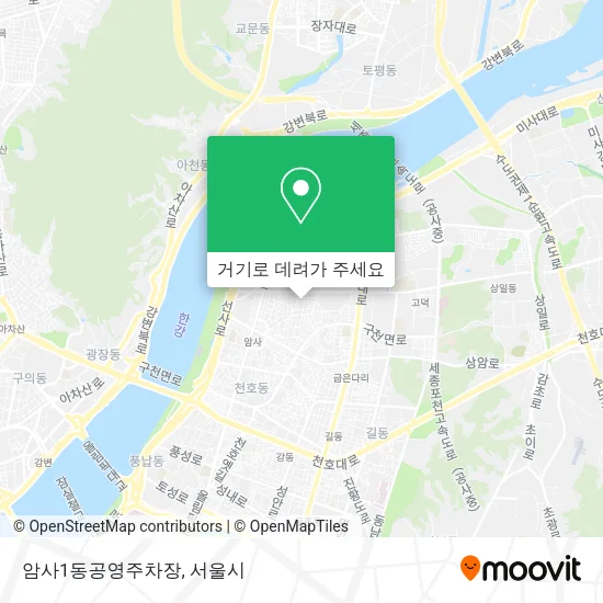 암사1동공영주차장 지도