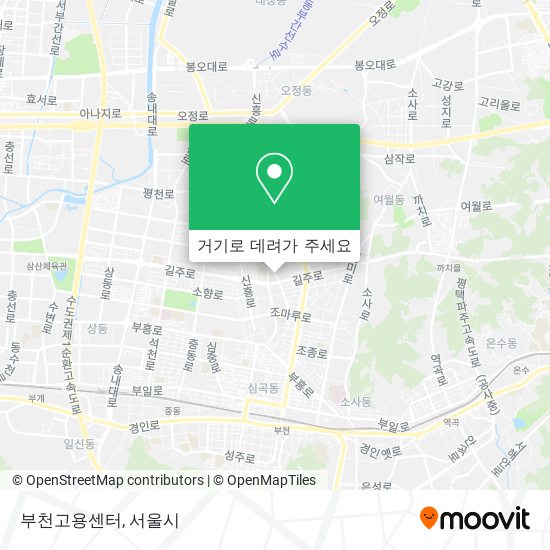 부천고용센터 지도