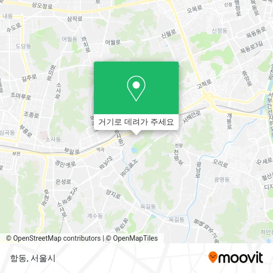 항동 지도