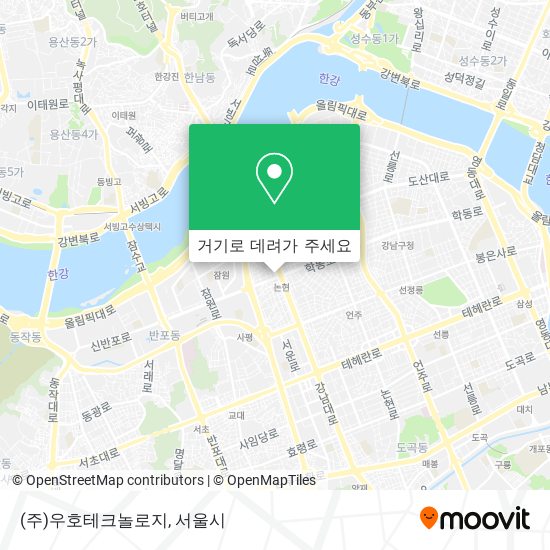 (주)우호테크놀로지 지도