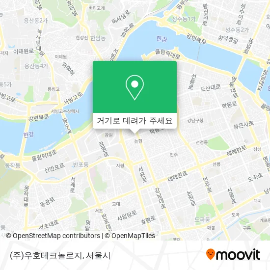 (주)우호테크놀로지 지도