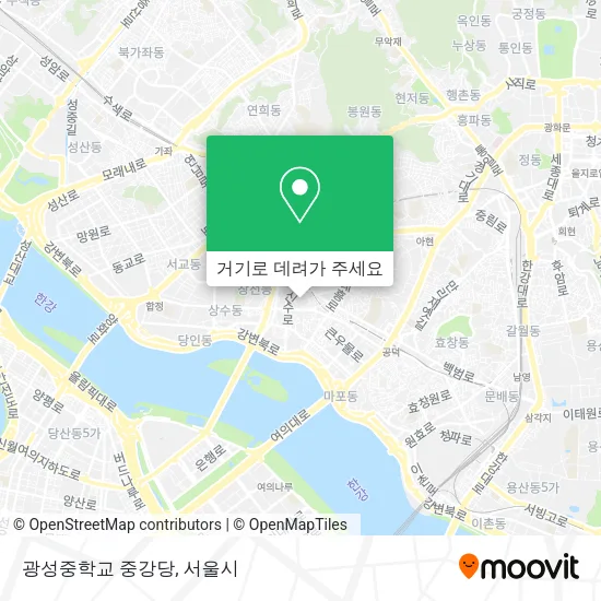 광성중학교 중강당 지도