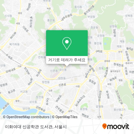 이화여대 신공학관 도서관 지도