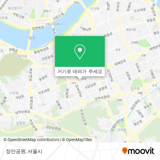 장안공원 지도