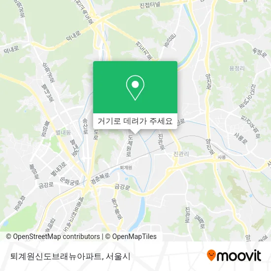 퇴계원신도브래뉴아파트 지도