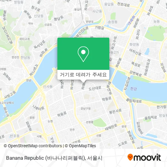 Banana Republic (바나나리퍼블릭) 지도