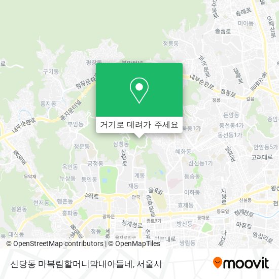 신당동 마복림할머니막내아들네 지도