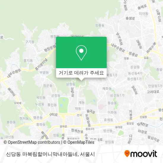 신당동 마복림할머니막내아들네 지도