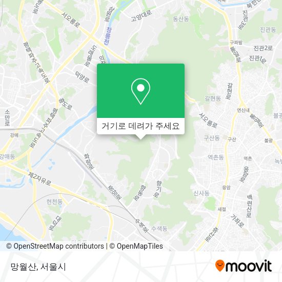 망월산 지도