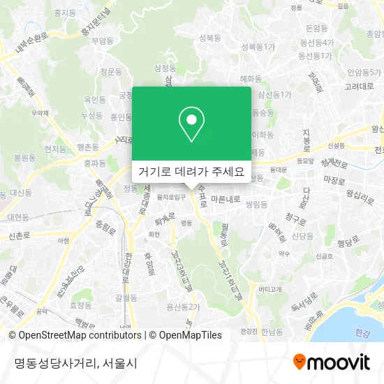 명동성당사거리 지도