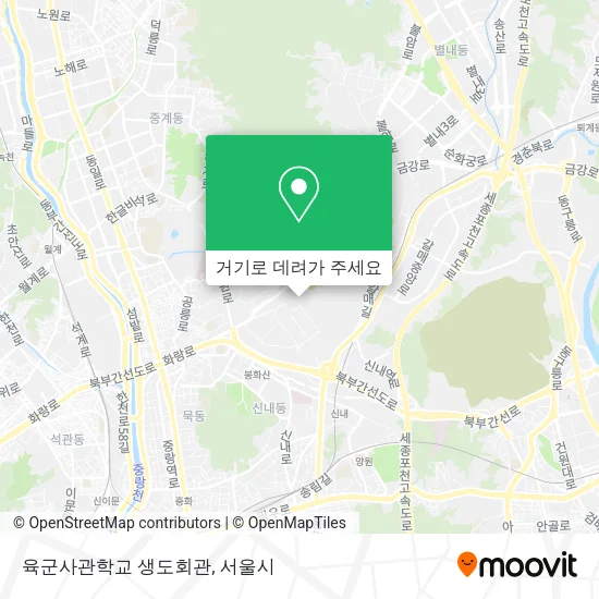 육군사관학교 생도회관 지도