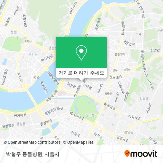 박형우 동물병원 지도