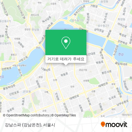 강남스파 (강남온천) 지도