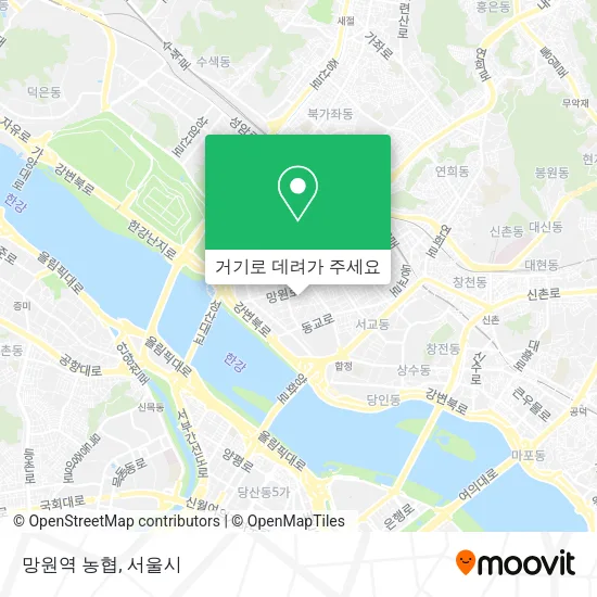 망원역 농협 지도