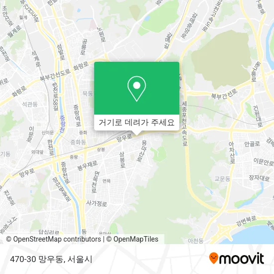 470-30 망우동 지도