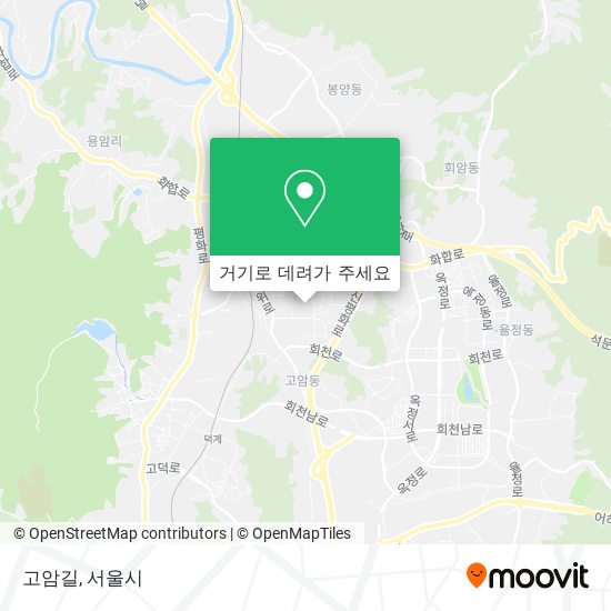 고암길 지도
