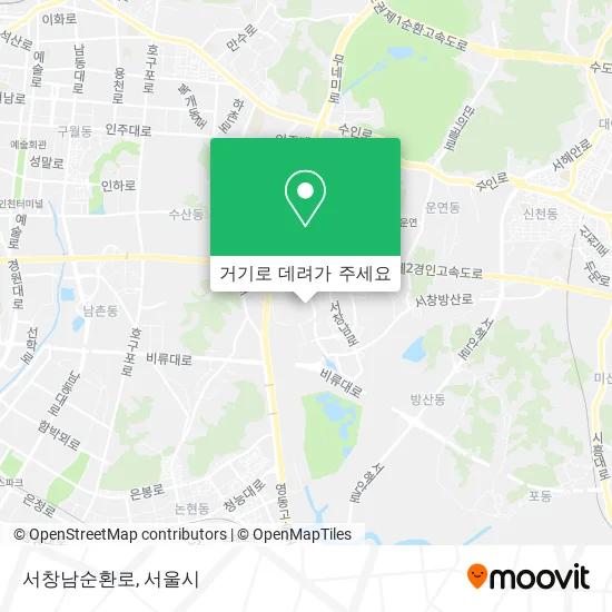 서창남순환로 지도