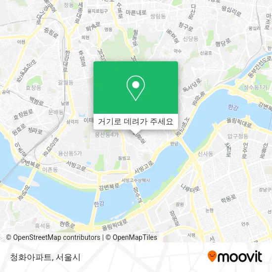 청화아파트 지도
