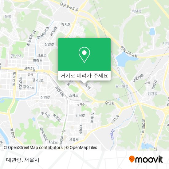 대관령 지도