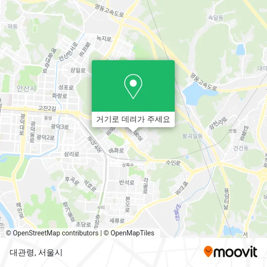 대관령 지도