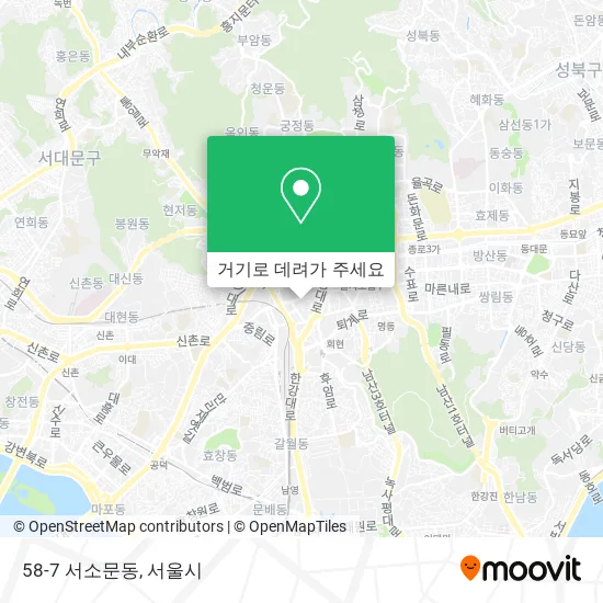 58-7 서소문동 지도