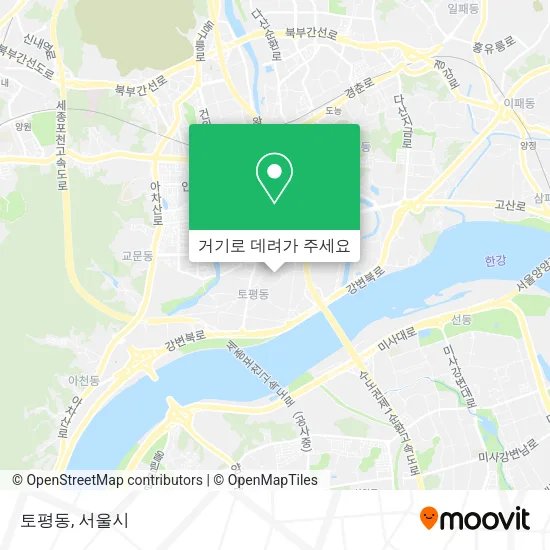 토평동 지도