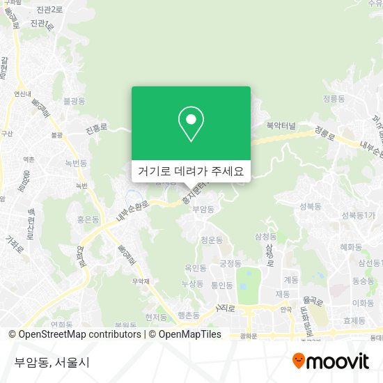부암동 지도
