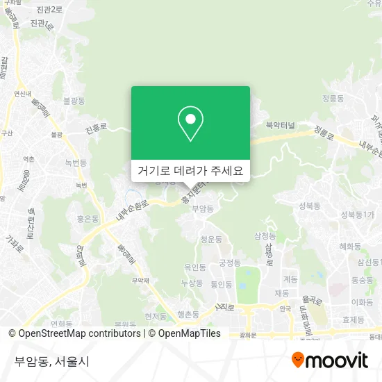 부암동 지도