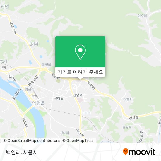 백안리 지도