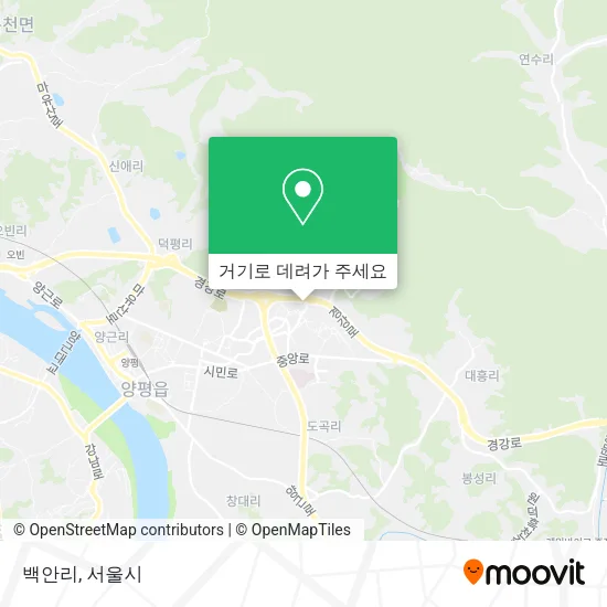 백안리 지도