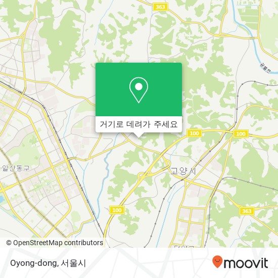Oyong-dong 지도
