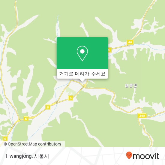 Hwangjŏng 지도