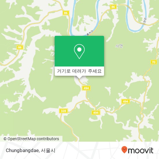 Chungbangdae 지도