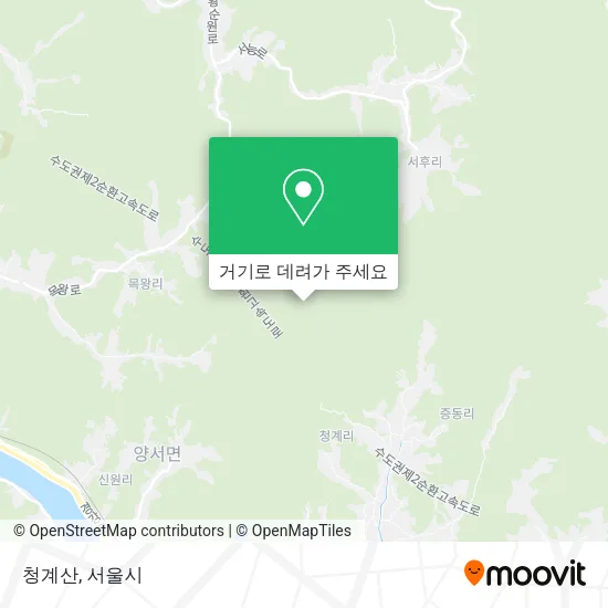 청계산 지도