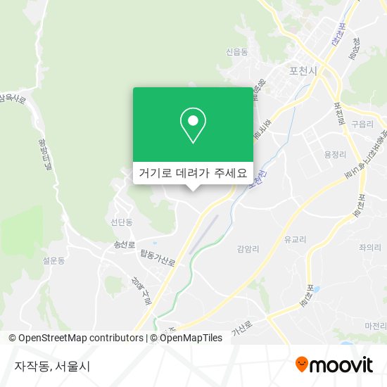 자작동 지도