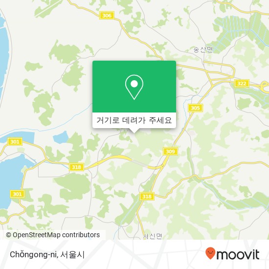 Chŏngong-ni 지도