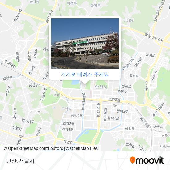 안산 지도