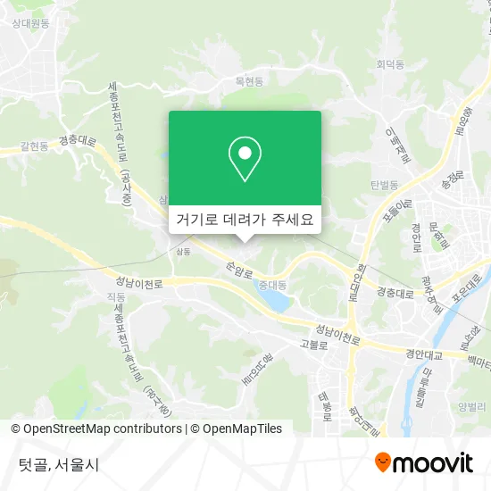텃골 지도
