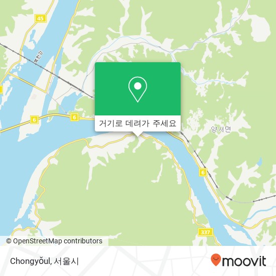 Chongyŏul 지도
