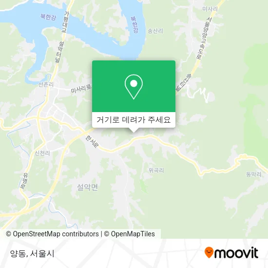 양동 지도