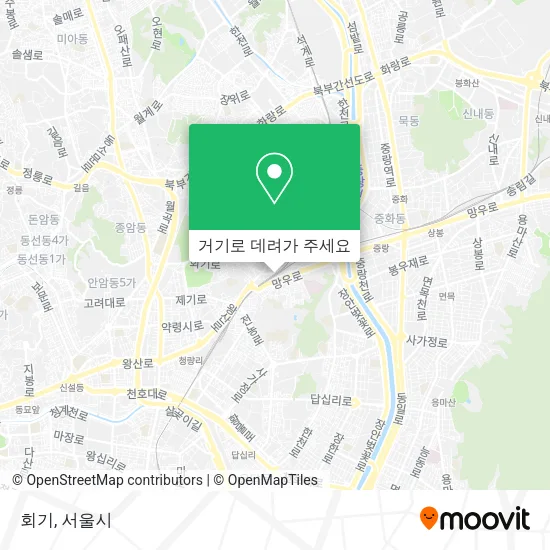 회기 지도