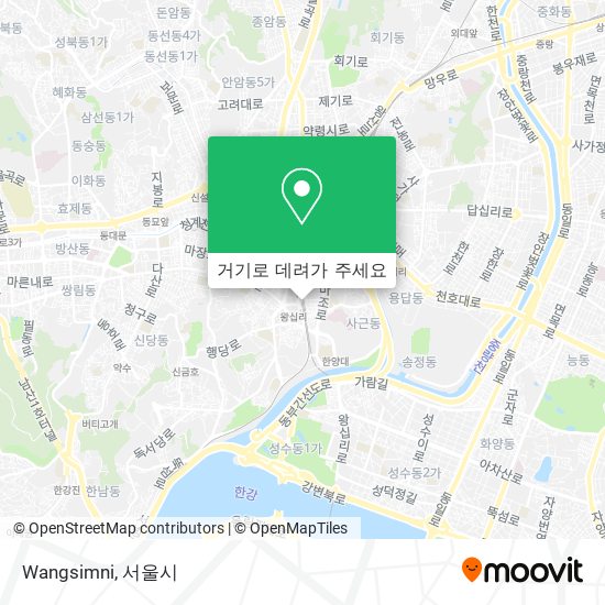 Wangsimni 지도
