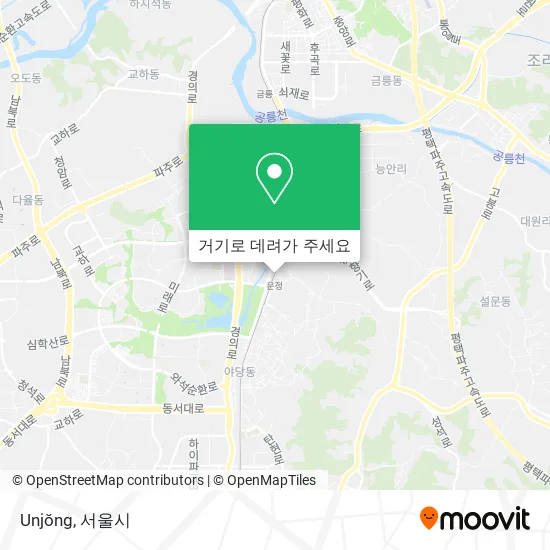 Unjŏng 지도