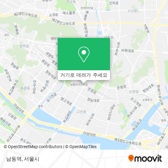 남동역 지도