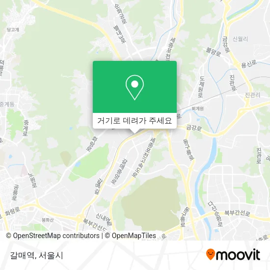 갈매역 지도